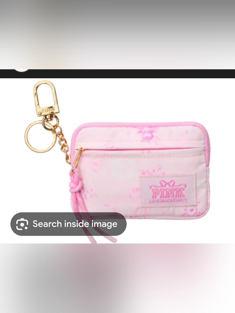 PINK X LoveShackFancy PINK x LoveShackFancy Zip Cardcase